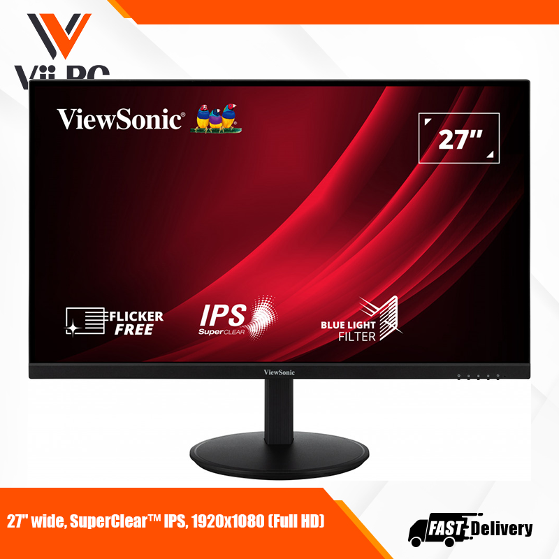 ViewSonic VG2709-MHU 27” Full HD USB-C Monitor with Dual Speakers