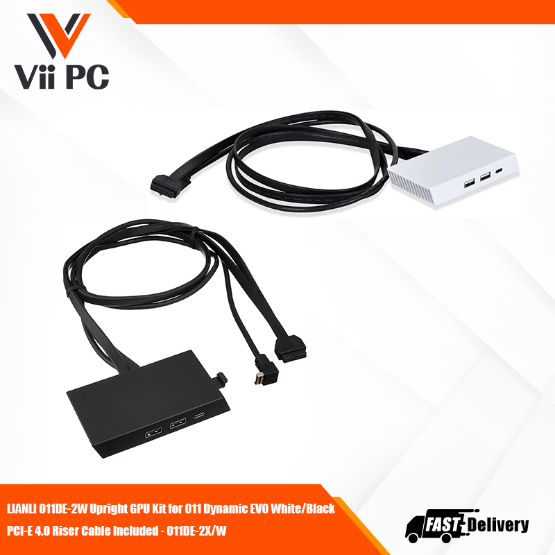 LIANLI O11 DE-3 Black/White "O11 DYNAMIC EVO" Dedicated Option ADDITIONAL I/O KIT USB 3.1 Type-C x1 / USB 3.0 Type-A x2 Ports O11 DE-3X/W