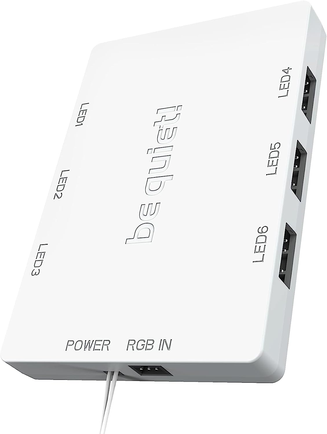 be quiet! Light Wings White 120mm PWM high-Speed Triple Pack, Premium ARGB Cooling Fan, 4-Pin - BL101