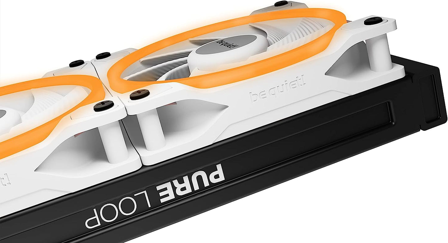 be quiet! Light Wings White 120mm PWM high-Speed Triple Pack, Premium ARGB Cooling Fan, 4-Pin - BL101