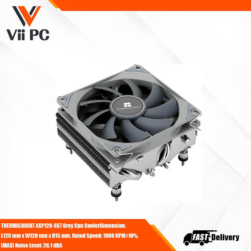 Thermalright AXP90 X36/X47/X53 Low Profile ITX CPU Cooler, 36mm Height, TL-9015 Slim PWM CPU Fan, Computer ITX Heatsink Cooler, for AMD:AM4 AM5/Intel LGA1150/1151/1200/1700