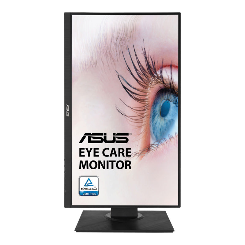 ASUS VA24DQLB Eye Care Monitor - 23.8" FHD, IPS, Frameless, 75Hz, Adaptive-Sync, Low Blue Light, Flicker Free, Ergonomic Design, Wall Mountable