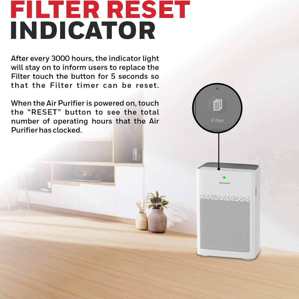 Honeywell AIR TOUCH P1 White Air Purifier Platinum Series/1 Year Warranty