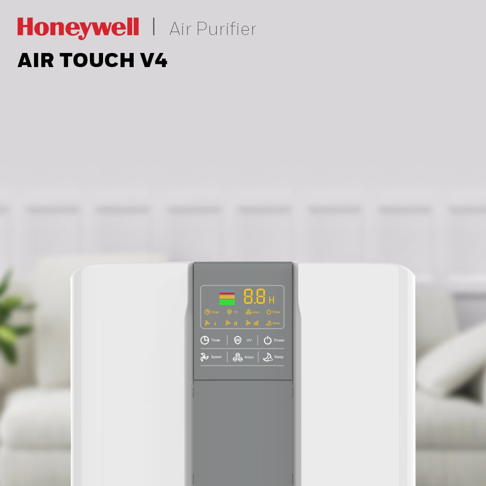 Honeywell AIR TOUCH V4 White Air Purifier Value Series/1 Year Warranty