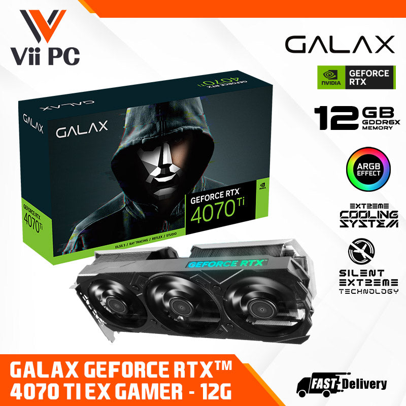 GALAX GeForce RTX™ 4070 Ti EX Gamer V2, Xtreme Tuner App Control, 12GB,  GDDR6X, 192-bit, DP*3/HDMI 2.1/DLSS 3/Gaming Graphics Card (with Graphics  Card