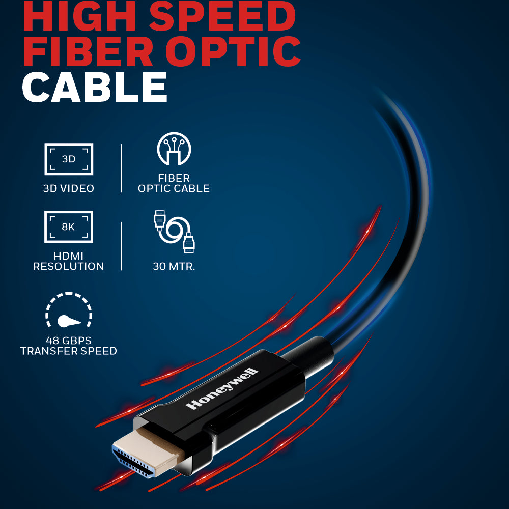 Honeywell HDMI 30/50 Mtr. AOC - 2.1 Compliant Ultimate Series/3 Years Warranty
