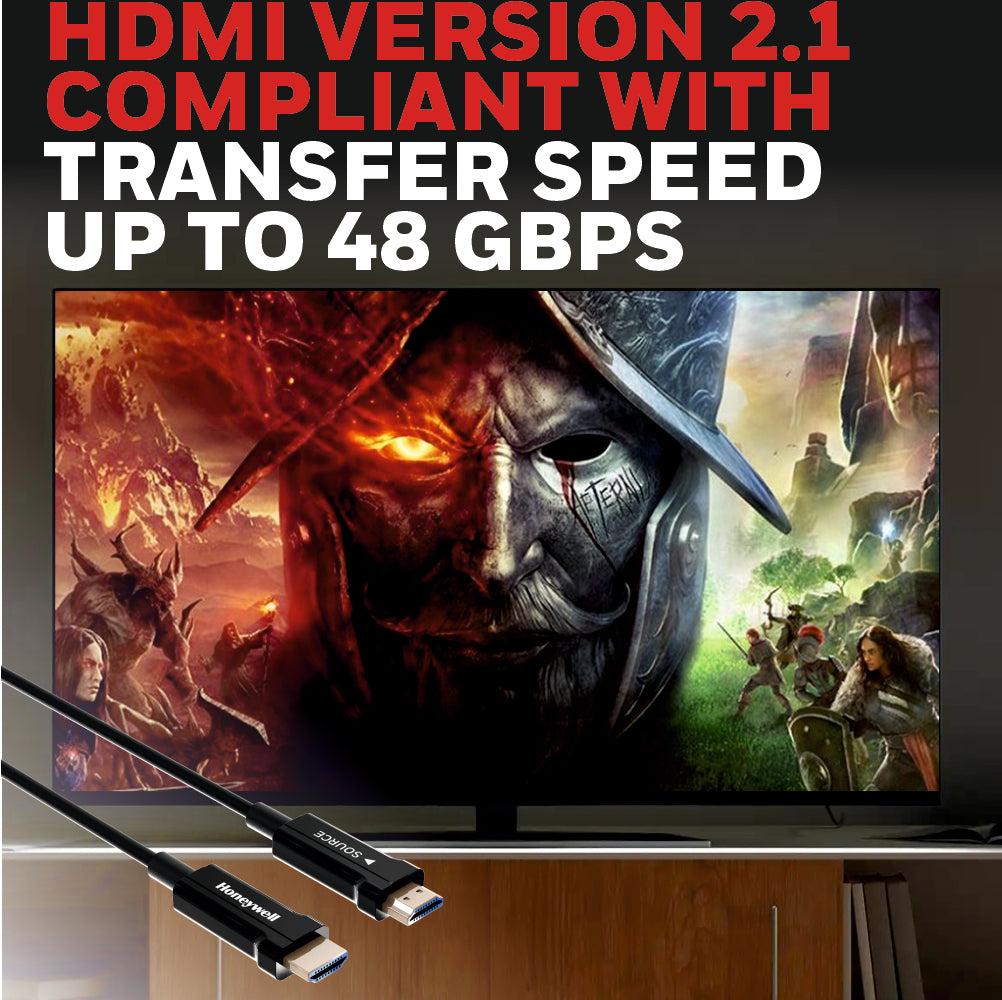 Honeywell HDMI 30/50 Mtr. AOC - 2.1 Compliant Ultimate Series/3 Years Warranty