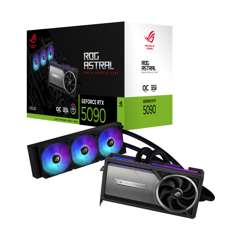 ASUS ROG Astral LC GeForce RTX™ 5090 32GB GDDR7 OC Edition Graphics Card
