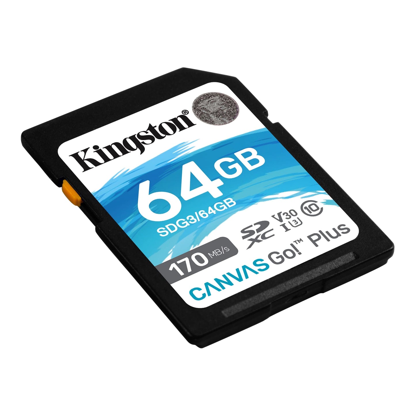 Kingston Canvas Go Plus (64GB/128GB/256GB) UHS-I, U3, V30, R170MB/s, W70MB/s