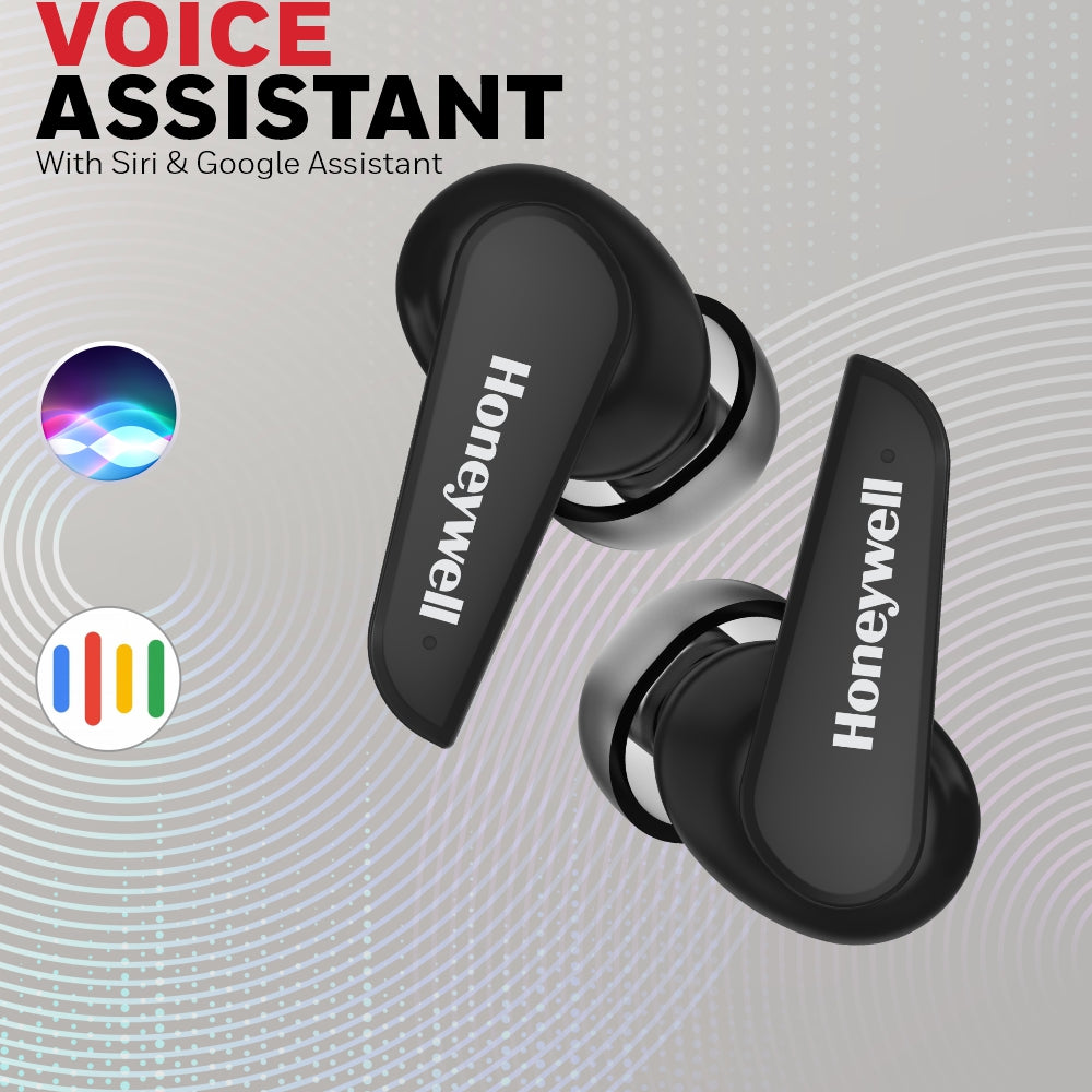 Honeywell Trueno U5000 Truly Wireless ANC Earbuds - White/Black/Blue Ultimate Series/1 Year Warranty