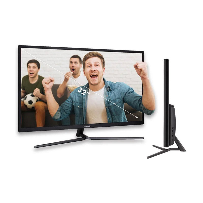 ViewSonic VX3211-4K-MHD 32" 4K Ultra HD 3840x2160 Monitor with 95% NTSC wide Colour Gamut Coverage, HDR10, AMD FreeSync, HDMI and DisplayPort, VA Technology
