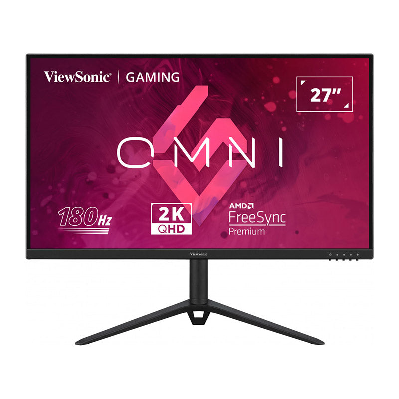 ViewSonic VX2728J-2K 27” 2K 180Hz (OC) Fast IPS Gaming Monitor, 0.5ms, HDR10, AMD FreeSync Premium, VESA Adaptive Sync and clearMR, Ergonomical design