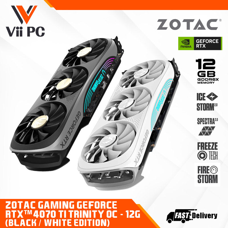 Zotac GeForce Rtx 4070 Ti Trinity OC White Edition