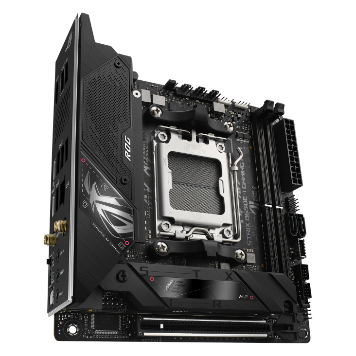 ASUS ROG STRIX B650E-I GAMING WIFI AM5 Mini-ITX Motherboard + AMD Ryzen 7 7800X3D (AM5) Processor BUNDLE