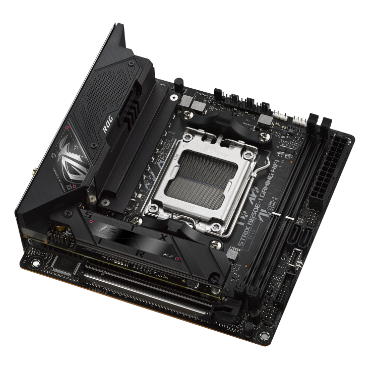 ASUS ROG STRIX B650E-I GAMING WIFI AM5 Mini-ITX Motherboard + AMD Ryzen 7 7800X3D (AM5) Processor BUNDLE