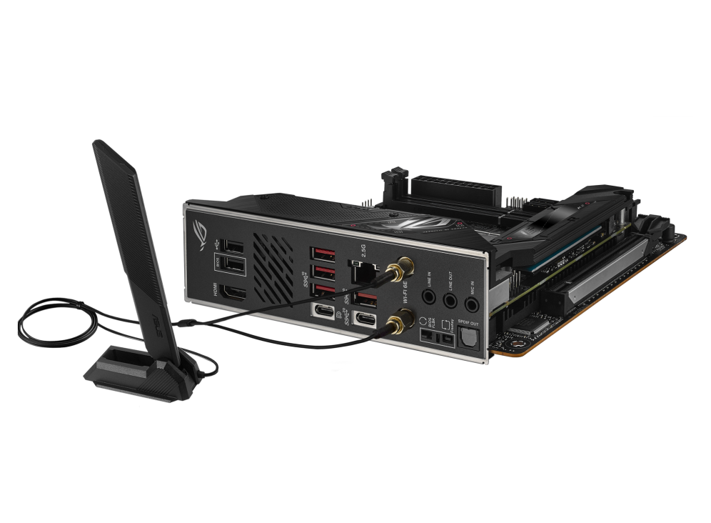 ASUS ROG STRIX B650E-I GAMING WIFI AM5 Mini-ITX Motherboard + AMD Ryzen 7 7800X3D (AM5) Processor BUNDLE