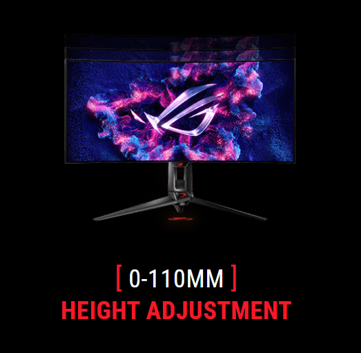 ASUS ROG Swift OLED PG34WCDM 34" UWQHD (3440 x 1440) 800R curved OLED panel, 240Hz, 0.03ms (GTG), G-SYNC, ROG Smart KVM Gaming Monitor (*Pre-Order 30days)