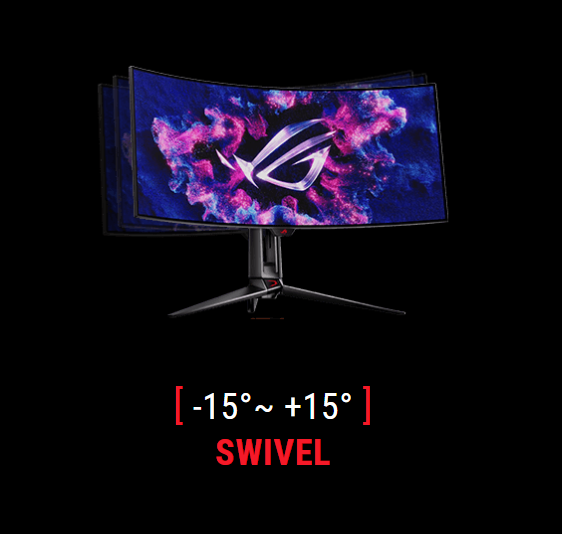 ASUS ROG Swift OLED PG34WCDM 34" UWQHD (3440 x 1440) 800R curved OLED panel, 240Hz, 0.03ms (GTG), G-SYNC, ROG Smart KVM Gaming Monitor (*Pre-Order 30days)