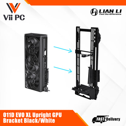 Lian Li O11D EVO XL Upright GPU Bracket Black/White - 1yr Wty