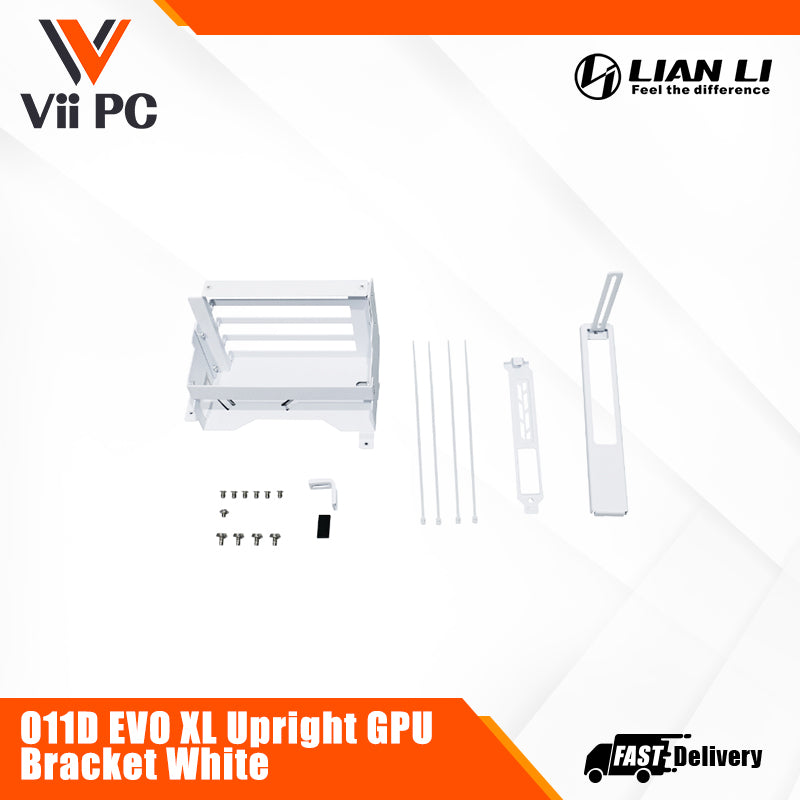 Lian Li O11D EVO XL Upright GPU Bracket Black/White - 1yr Wty