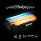 Lexar Hades 16GB Kit (8GBx2) RGB LED Lightning, DDR4 RAM 3600MHz CL18 Desktop Memory INTEL XMP 2.0 and AMD Ryzen Support