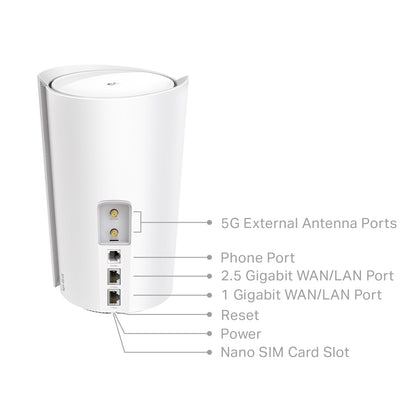 TP-LINK DECO X80-5G Whole Home Wi-Fi 6 AX6000 Gateway