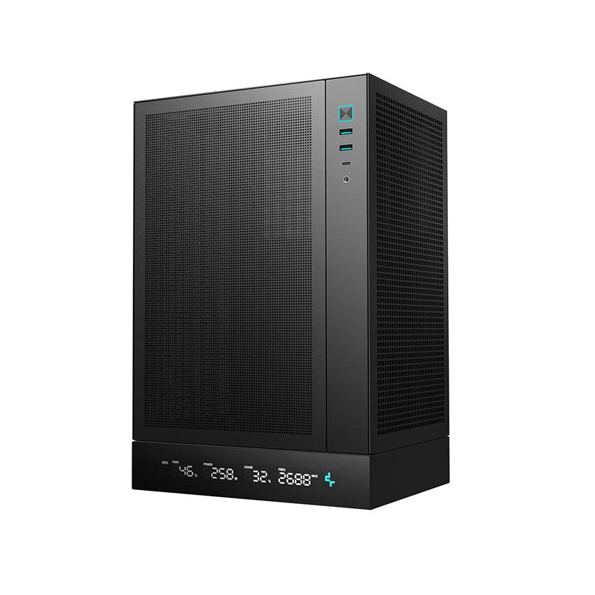 DeepCool CH170 Digital ITX Desktop PC Case (Black/White)