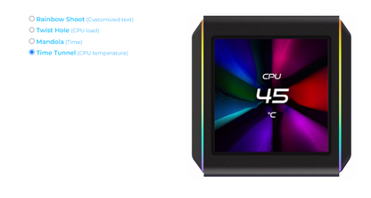 Lian Li Galahad II LCD AIO 360 SL INF ARGB CPU Liquid Cooler Black/White - 5 yrs Wty (2yrs for Fan)