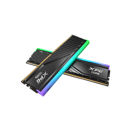 ADATA XPG LANCER RGB DDR5 6000MHz CL30 / XPG LANCER BLADE RGB DDR5 6400MHz CL32 (2x16GB) 32GB XMP/EXPO - BLACK/WHITE