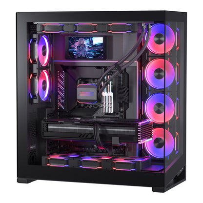 PHANTEKS 5.5" HI-RES UNIVERSAL LCD DISPLAY, Magnetic Mounting, 60Hz, 2160x1440, IPS w/LED backlighting, 99%sRGB, Plug and Play, HDMI, FOR PC BLACK/WHITE