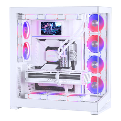 PHANTEKS 5.5" HI-RES UNIVERSAL LCD DISPLAY, Magnetic Mounting, 60Hz, 2160x1440, IPS w/LED backlighting, 99%sRGB, Plug and Play, HDMI, FOR PC BLACK/WHITE