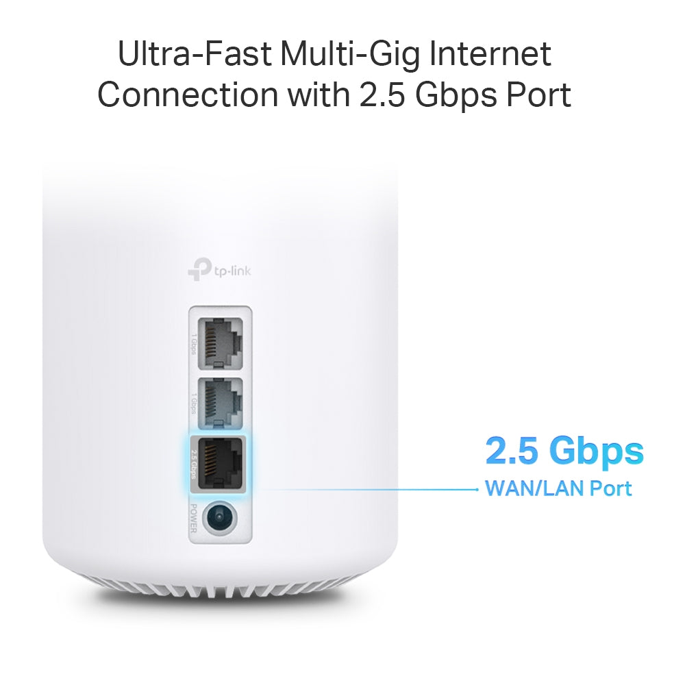 TP-LINK DECO X80 AX6000 Dual-Band Mesh Wi-Fi 6 System - 2/3 Pack