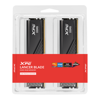 ADATA XPG LANCER RGB DDR5 6000MHz CL30 / XPG LANCER BLADE RGB DDR5 6400MHz CL32 (2x16GB) 32GB XMP/EXPO - BLACK/WHITE