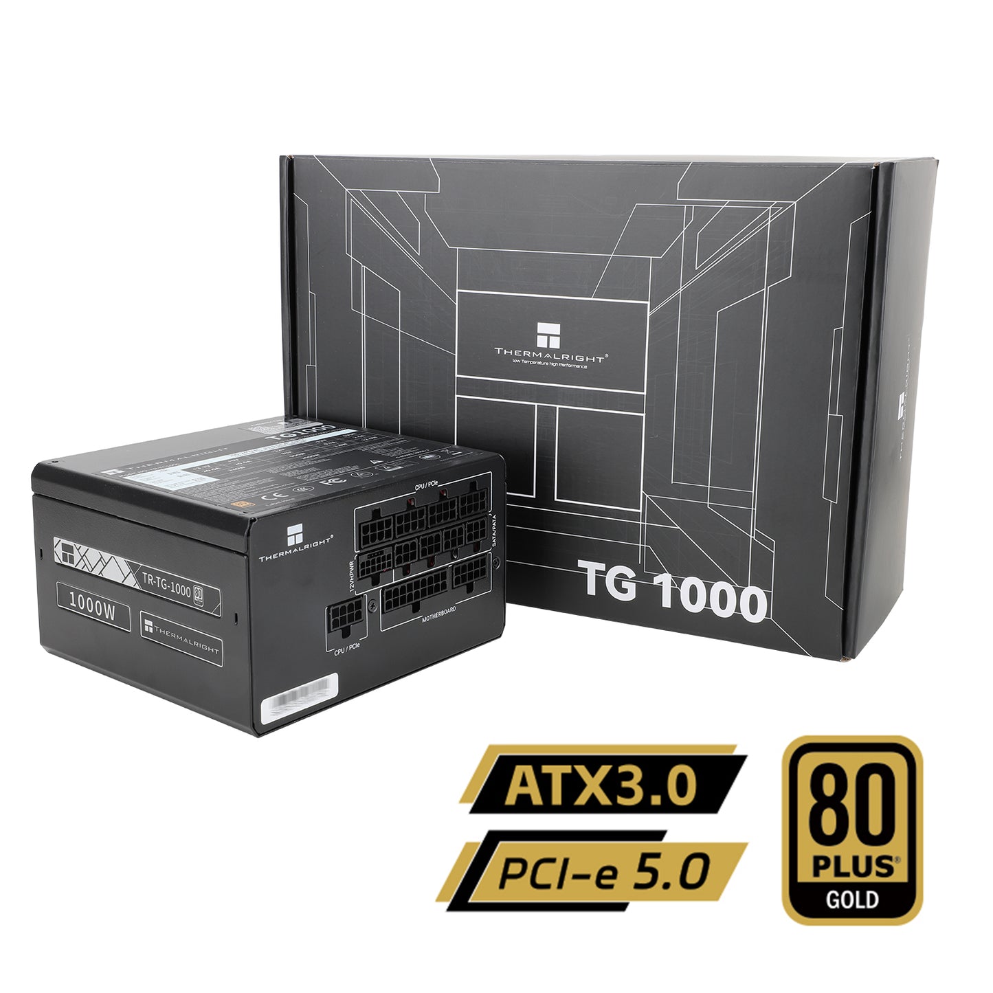 Thermalright TP1650 Platinum Full Modular 1650W / (TG1200/TG1000 Gold Full modular) ATX3.0, Gen5 - 5 years warranty