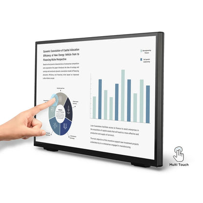 ViewSonic TD2465 24" 1080p IPS Touch Screen Monitor with Advanced Ergonomics, HDMI and USB Inputs