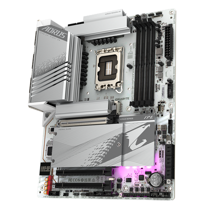GIGABYTE Z790 AORUS ELITE AX ICE LGA1700 Socket/ICE Series/Wi-Fi 6E/PCIe 5.0/DDR5 Support/2.5GbE LAN ATX Gaming Motherboard