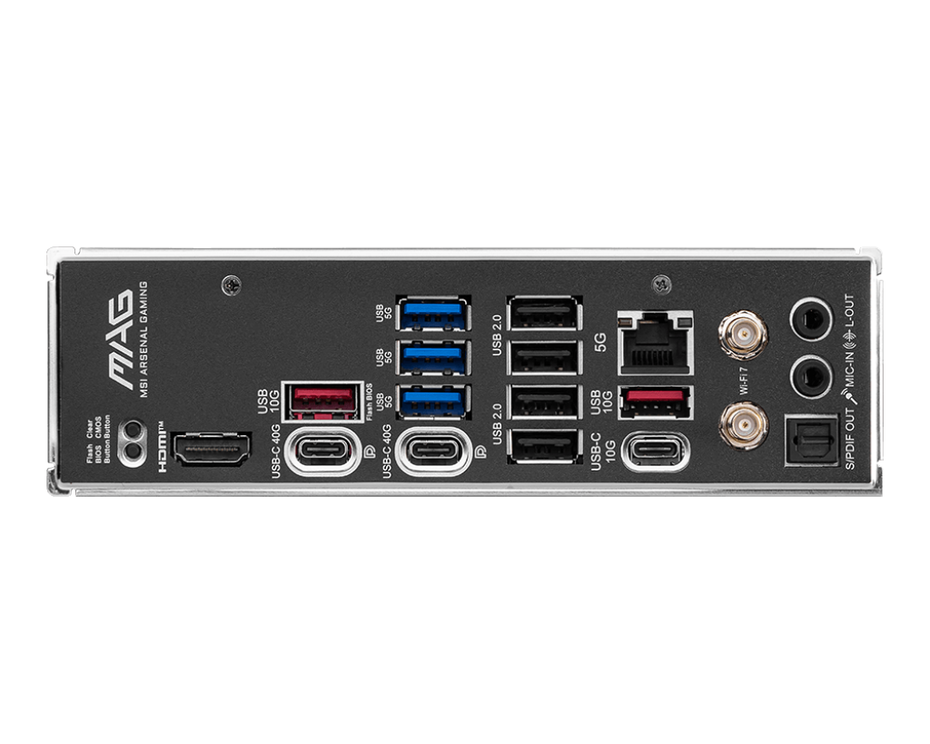 MSI MAG X870 TOMAHAWK WIFI AMD Ryzen 9000 Series ATX Gaming Motherboard