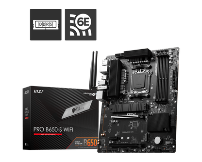 [NEW ARRIVAL] MSI PRO B650-S WIFI 6E DDR5 AM5 ATX Motherboard