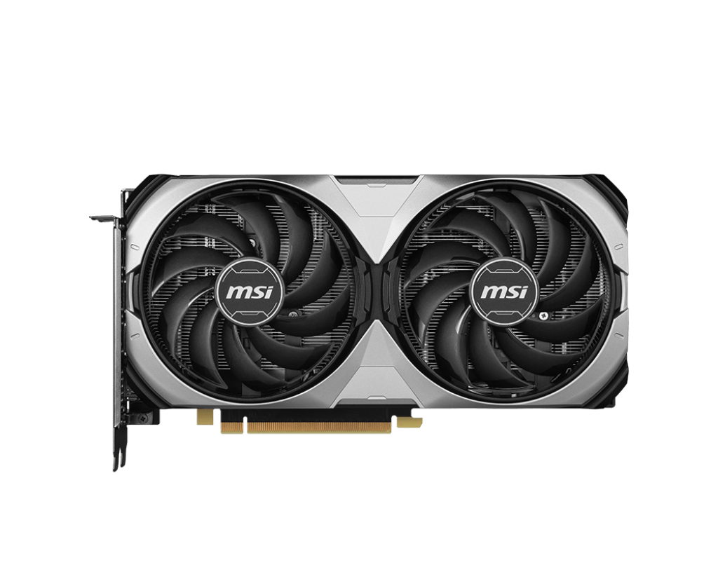 MSI GeForce RTX 4070 SUPER 12G VENTUS 2X BLACK OC Graphics Card with DLSS 3 (PCI-E 4.0, 1 x 16-pin, OpenGL®4.6)