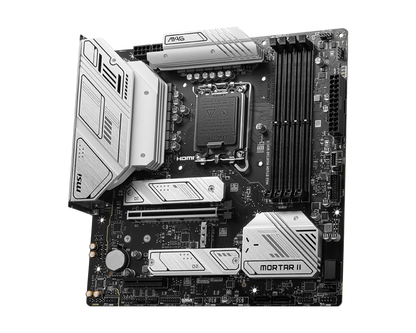 MSI MAG B760M MORTAR WIFI II DDR5 Wi-Fi 6E LGA1700 3x M.2 MATX Motherboard