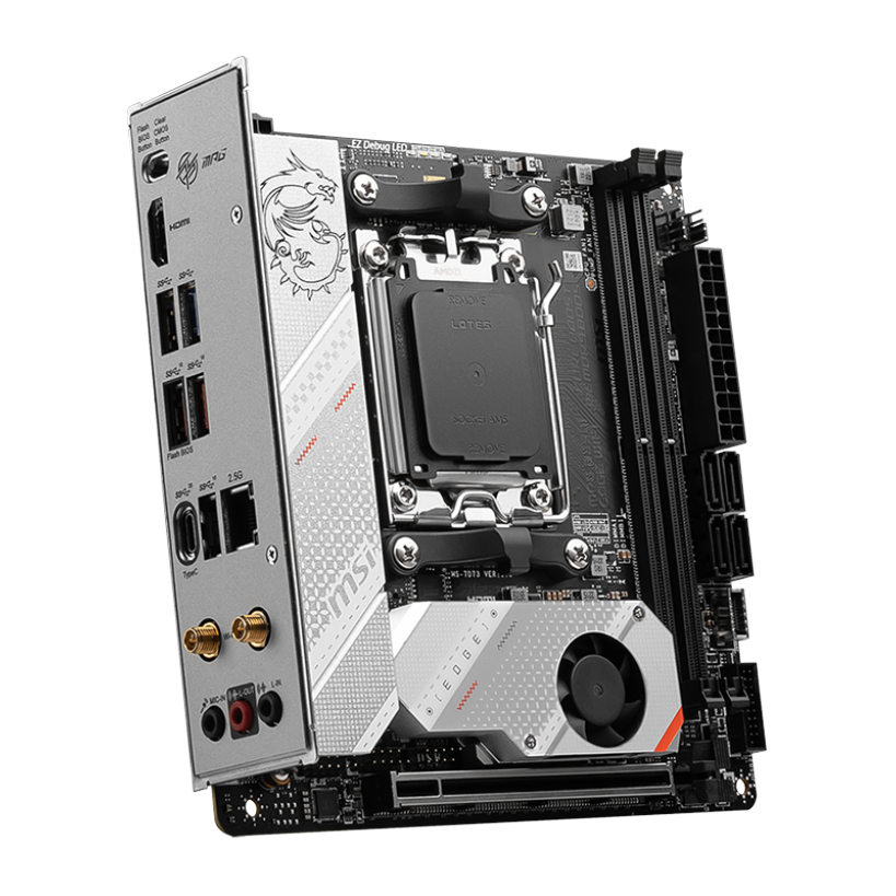 MSI MPG B650I EDGE WIFI AM5 Mini-ITX Motherboard + AMD Ryzen 7 7800X3D (AM5) Processor BUNDLE