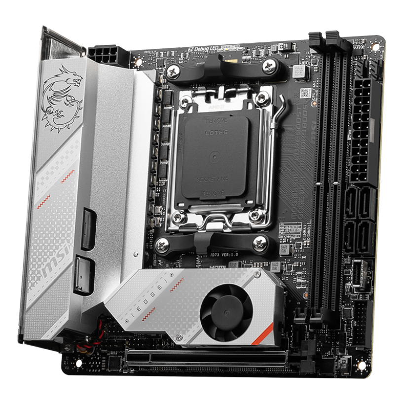 MSI MPG B650I EDGE WIFI AM5 Mini-ITX Motherboard + AMD Ryzen 7 7800X3D (AM5) Processor BUNDLE