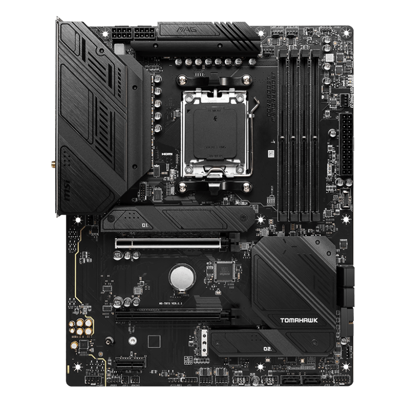 MSI MAG B650 TOMAHAWK WIFI AM5 ATX Motherboard + AMD Ryzen 7 7800X3D (AM5) Processor BUNDLE