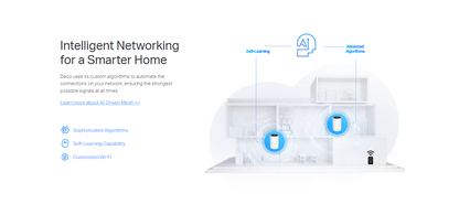 TP-LINK DECO X80 AX6000 Dual-Band Mesh Wi-Fi 6 System - 2/3 Pack
