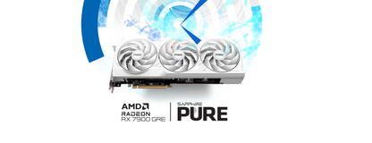 SAPPHIRE PURE AMD Radeon RX 7900 GRE 16GB GDDR6, PCI-E 4.0 x16, 2.5 slot, ATX Graphics Cards