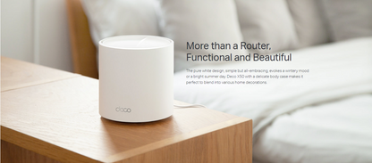 TP-LINK DECO X50 AX3000 Whole Home Mesh WiFi 6 System - 1/2/3pack