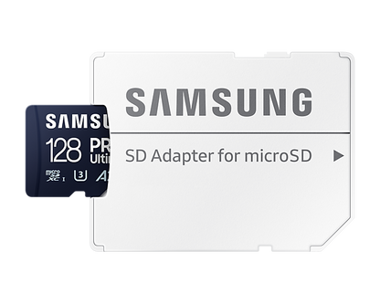 SAMSUNG PRO Ultimate microSDXC Memory Card with Adapter 128GB/256GB/512GB Card up to 200MB/s Read, compatible to UHS-I