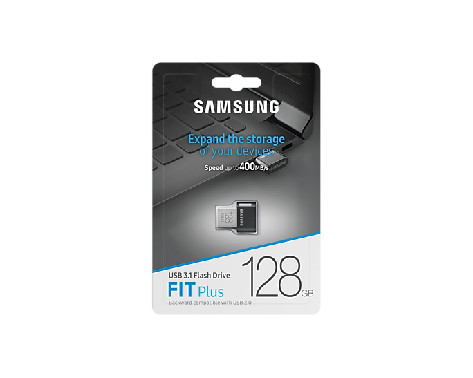 SAMSUNG FIT PLUS USB 3.1 FLASH DRIVE 128GB/256GB