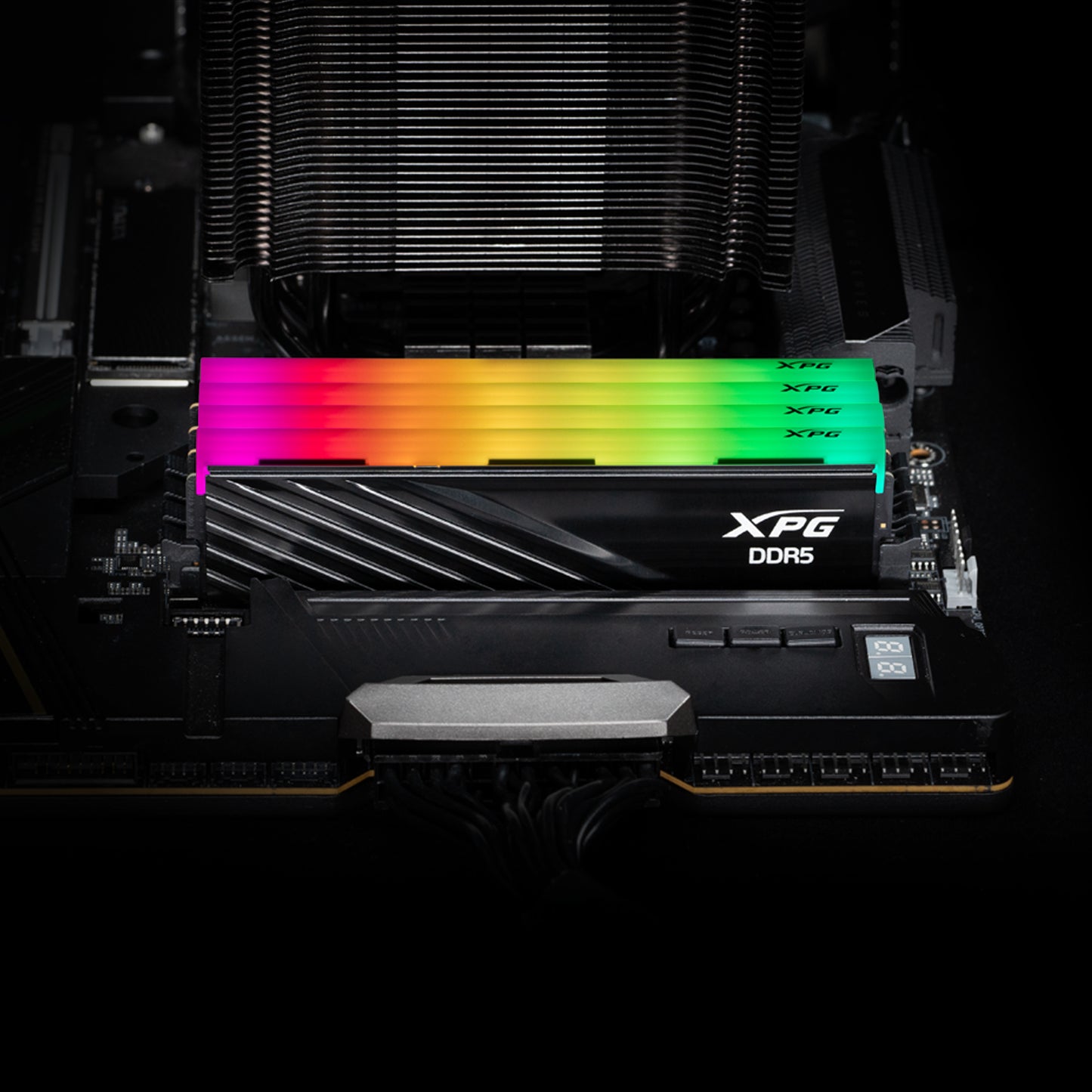 ADATA XPG LANCER RGB DDR5 6000MHz CL30 / XPG LANCER BLADE RGB DDR5 6400MHz CL32 (2x16GB) 32GB XMP/EXPO - BLACK/WHITE