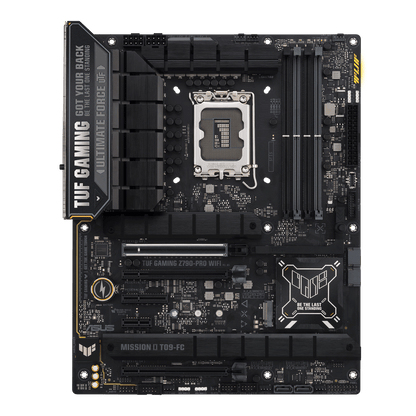 ASUS TUF Gaming Z790-PRO WiFi 6E LGA 1700(Intel 14th,13th&12th Gen) DDR5 ATX Gaming Motherboard(PCIe Gen 5 x 16 SafeSlot with Q-Release,Front Panel USB 20Gbps Type-C® with PD,Thunderbolt™ 4 header
